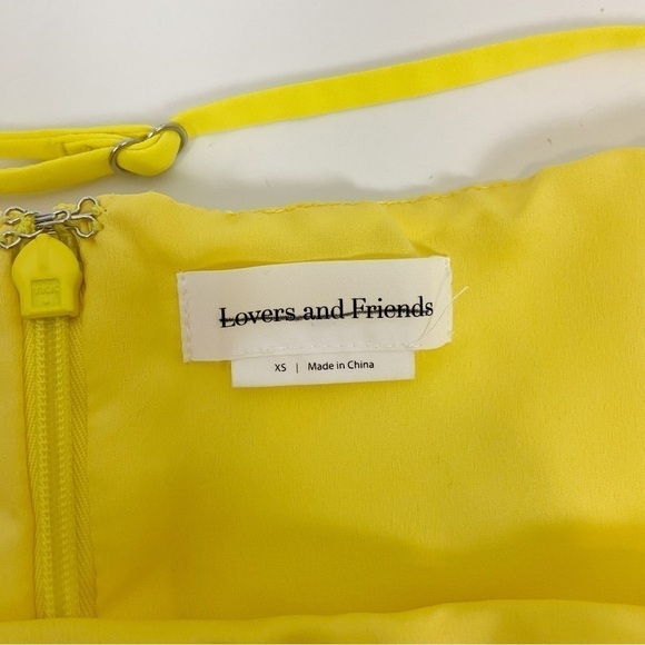 Lovers and Friends Lazo Midi Dress in Sunshine Yellow Size XS - Picture 9 of 13